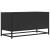 Dulap TV, negru, 80x34,5x40 cm, lemn prelucrat și metal GartenMobel Dekor