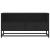 Dulap TV, negru, 80x34,5x40 cm, lemn prelucrat și metal GartenMobel Dekor