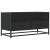 Dulap TV, negru, 80x34,5x40 cm, lemn prelucrat și metal GartenMobel Dekor