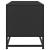 Dulap TV, negru, 80x34,5x40 cm, lemn prelucrat și metal GartenMobel Dekor