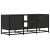Dulap TV, negru, 100x35x41 cm, lemn prelucrat și metal GartenMobel Dekor