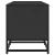 Dulap TV, negru, 100x35x41 cm, lemn prelucrat și metal GartenMobel Dekor
