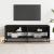 Dulap TV, negru, 120,5x40x46 cm, lemn prelucrat și metal GartenMobel Dekor