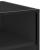 Dulap TV, negru, 120,5x40x46 cm, lemn prelucrat și metal GartenMobel Dekor