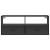 Dulap TV, negru, 100x31x39,5 cm, lemn prelucrat și metal GartenMobel Dekor