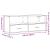 Dulap TV, negru, 100x31x39,5 cm, lemn prelucrat și metal GartenMobel Dekor