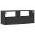 Dulap TV, negru, 100x31x39,5 cm, lemn prelucrat și metal GartenMobel Dekor