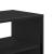 Dulap TV, negru, 100x31x39,5 cm, lemn prelucrat și metal GartenMobel Dekor