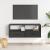 Dulap TV, negru, 100x31x39,5 cm, lemn prelucrat și metal GartenMobel Dekor
