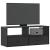 Dulap TV, negru, 100x31x39,5 cm, lemn prelucrat și metal GartenMobel Dekor