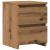 Noptiere, 2 buc., stejar artizanal, 30x30x40 cm, lemn prelucrat GartenMobel Dekor
