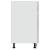Dulap inferior cu sertar, gri beton, 60 x 46 x 81,5 cm, PAL GartenMobel Dekor