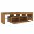 Dulap TV cu LED stejar artizanal 140x36,5x40 cm lemn prelucrat GartenMobel Dekor
