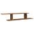 Raft TV cu montaj perete lemn vechi 125x18x23 cm lemn prelucrat GartenMobel Dekor