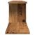 Raft TV cu montaj perete lemn vechi 125x18x23 cm lemn prelucrat GartenMobel Dekor