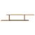 Raft TV montat pe perete stejar artizanal 125x18x23 cm lemn GartenMobel Dekor