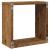 Rafturi de perete cub, 4 buc., lemn vechi, 30x15x30 cm lemn GartenMobel Dekor