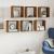 Rafturi de perete cub, 6 buc., lemn vechi, 30x15x30 cm lemn GartenMobel Dekor