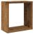 Rafturi de perete cub, 6 buc., lemn vechi, 30x15x30 cm lemn GartenMobel Dekor