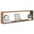 Rafturi de perete cub 2 buc. stejar artizanal 100x15x30 cm lemn GartenMobel Dekor