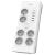 PRELUNGITOR SURGE PROTECTOR 6 PRIZE 2M 5 X USB PHILIPS EuroGoods Quality