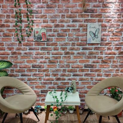 Panouri de perete 3D, model cărămidă, maro închis, 10 buc., EPS GartenMobel Dekor