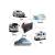 Panou de comutatoare cu priză, voltmetru, 5 întrerupătoare și port USB 12V 20A Cod: SPA37 Automotive TrustedCars