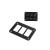 Panou pentru 2 intrerupatoare tip Rocket Cod: LB016A-3 Automotive TrustedCars