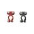 Set borne baterie rosu si negru Cod: BK80260 Automotive TrustedCars