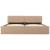 Cadru pat hidraulic, depozitare cappuccino 180x200 cm piele eco GartenMobel Dekor
