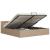 Cadru pat hidraulic, depozitare cappuccino 180x200 cm piele eco GartenMobel Dekor