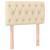 Pat box spring cu saltea, crem, 80x200 cm, textil GartenMobel Dekor