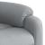 Fotoliu rabatabil electric, gri deschis, textil GartenMobel Dekor