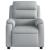 Fotoliu rabatabil electric, gri deschis, textil GartenMobel Dekor