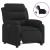 Fotoliu rabatabil electric, negru, material textil GartenMobel Dekor