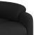Fotoliu rabatabil electric, negru, material textil GartenMobel Dekor