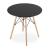 Masa stil scandinav, Artool, rotund, MDF si lemn, negru, natur, 80x72 cm GartenVIP DiyLine