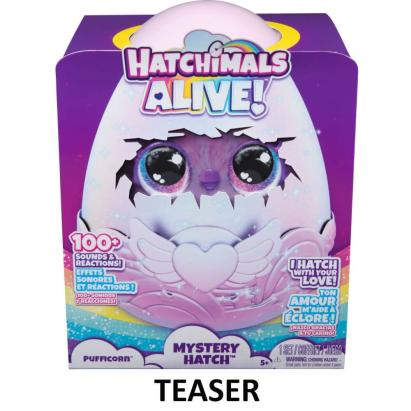 HATCHIMALS ALIVE MISTERY HATCH OU PUFFICORN SuperHeroes ToysZone