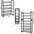 Suport depozitat incaltaminte, Songmics, 5 polite, metal, negru, 74x30.7x104 cm GartenVIP DiyLine
