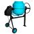 Betoniera Detoolz 160L, 1000W, cu roti si coroana de fonta FarmGarden AgroTrade