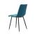 Scaun dining, tapiterie stofa, inaltime totala 91 cm, latime 43 cm, picioare metalice negre, stil elegant, verde MultiMark GlobalProd