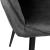 Scaun elegant pentru dining, tip fotoliu, tapiterie catifea gri, inaltime 83 cm, cadru metalic MultiMark GlobalProd