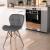 Scaun bucatarie, stil scandinav, tapiterie catifea gri, cadru lemn MultiMark GlobalProd