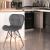 Scaun bucatarie, stil scandinav, tapiterie catifea gri, cadru lemn MultiMark GlobalProd