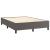 Pat box spring cu saltea, gri, 140x190 cm, piele ecologică GartenMobel Dekor