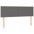 Pat box spring cu saltea, gri, 140x190 cm, piele ecologică GartenMobel Dekor