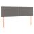 Pat box spring cu saltea, gri, 140x190 cm, piele ecologică GartenMobel Dekor
