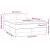 Pat box spring cu saltea, gri, 140x190 cm, piele ecologică GartenMobel Dekor