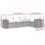 Set canapele de grădină cu perne, 5 piese, bej, poliratan GartenMobel Dekor