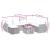 Set canapele de grădină cu perne, 8 piese, gri, poliratan GartenMobel Dekor
